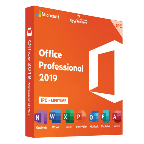 Office 2019 Professional Plus - Lifetime Activation, Retail key Keyproshop- Authorized Seller