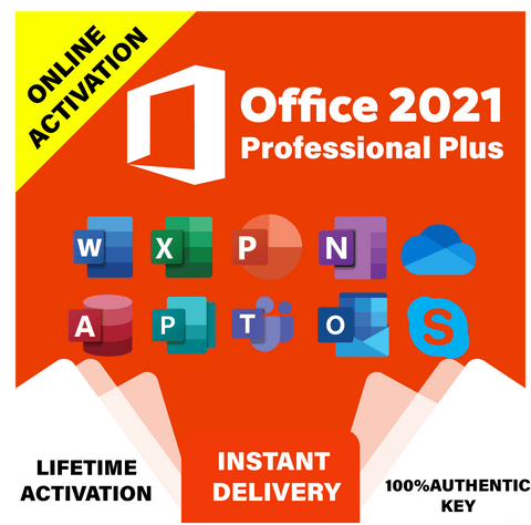 Office 2021 Professional Plus product key - Lifetime Activation, Retail key KEYPROSHOP- Authorized Reseller